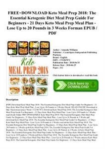 Meat Free Keto Meal Plan Pdf